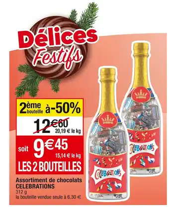 Cora x Carrefour Celebrations assortiment de chocolats offre