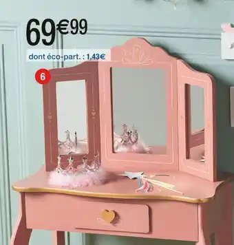 Sissi coiffeuse + tabouret