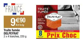 Cora x Carrefour Delpeyrat truite fumée offre