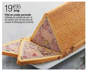 Cora x Carrefour Pâté en croûte pyramide offre