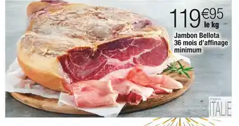 Cora x Carrefour Jambon bellota 36 mois d’affi nage minimum offre