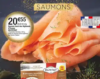 Cora x Carrefour Delpeyrat saumon fumé des highlands d’écosse offre