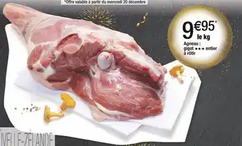 Cora x Carrefour Agneau : gigot entier à rôtir offre