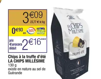 La chips millésime chips à la truffe d’été