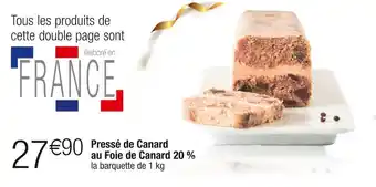 Cora x Carrefour Pressé de canard au foie de canard 20 % offre