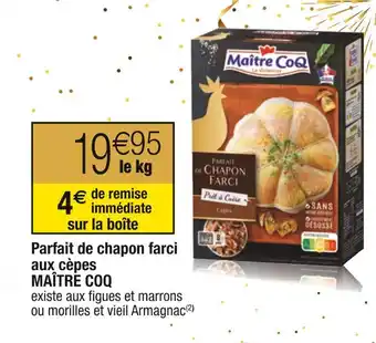 Cora x Carrefour Maître coq parfait de chapon farci aux cèpes offre