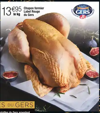 Cora x Carrefour Chapon fermier label rouge offre