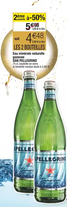 Cora x Carrefour San pellegrino eau minérale naturelle gazeuse offre