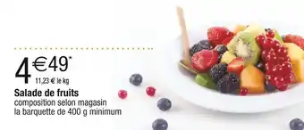 Cora x Carrefour Salade de fruits offre