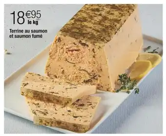 Cora x Carrefour Terrine au saumon et saumon fumé offre