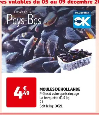 Auchan Supermarché Moules de hollande offre