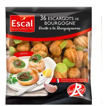 Match Escal 36 escargots offre