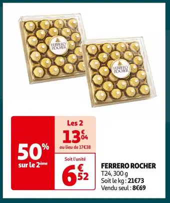 Auchan Supermarché Ferrero ferrero rocher offre