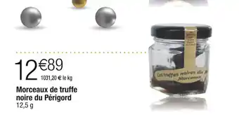 Cora x Carrefour Morceaux de truffe noire du périgord offre