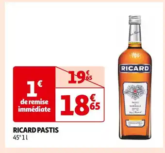 Auchan Supermarché Ricard pastis offre