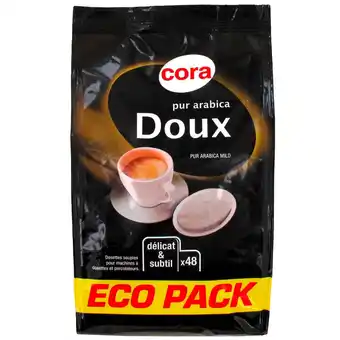 Match Cora dosettes de café souples offre