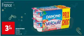 Auchan Supermarché Danone velouté fruix offre