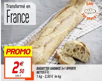 Baguettes Garance 3+1 Offerte
