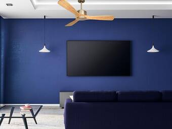 Bricorama Ventilateur de plafond ø132 cm avec wifi réversible hypersilence pour 35 m² offre