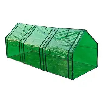 Serre de jardin avec 3 portes - vert
