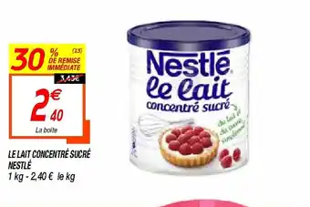 Netto Le Lait concentré sucré nestlé offre