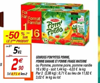 Netto Gourdes pom'potes Pomme offre