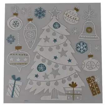 Jardiland Autocollant en mousse sapin 31x31cm offre