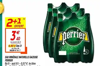 Netto Eau minéralle naturelle gazeuse offre