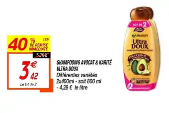 Netto Shampooing Avocat & Karite Ultra Doux offre