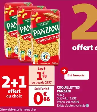 Auchan COQUILLETTES PANZANI offre