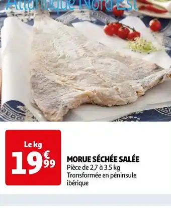 Auchan MORUE SÉCHÉE SALÉE offre
