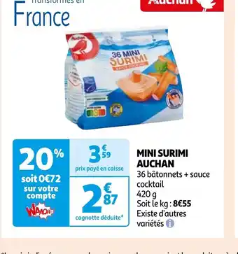 Auchan MINI SURIMI AUCHAN offre