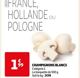 Auchan CHAMPIGNONS BLANCS offre