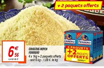 Netto Couscous Moyen ferrero offre