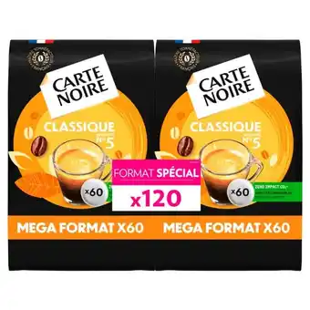 Auchan Dosettes de cafe carte noire offre