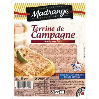 Auchan Terrine de campagne madrange offre