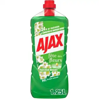 Auchan Nettoyant menager fête des fleurs muguet ajax offre