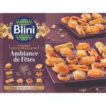Auchan Coffret ambiance de fêtes surgelé blini offre