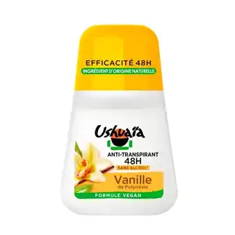 Auchan Déodorant bille vanille des îles ushuaïa offre
