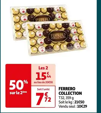 Auchan FERRERO COLLECTION offre