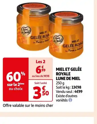Auchan MIEL ET GELÉE ROYALE offre