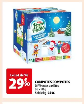 Auchan COMPOTES POM'POTES offre