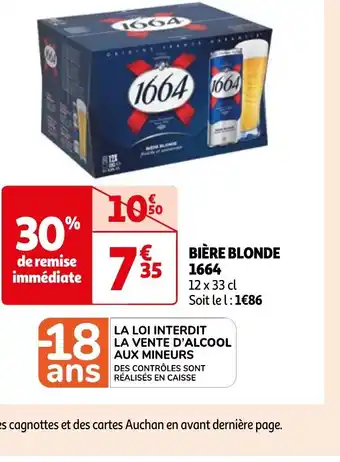 BIÈRE BLONDE 1664