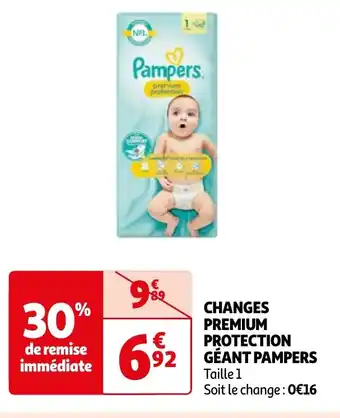 Auchan CHANGES PREMIUM PROTECTION GÉANT PAMPERS offre