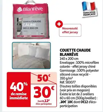 COUETTE CHAUDE BLANRÊVE