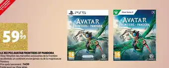 Auchan LE JEU PS5 AVATAR FRONTIERS OF PANDORA offre