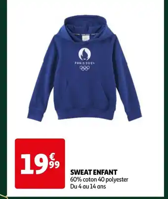 Auchan SWEAT ENFANT offre