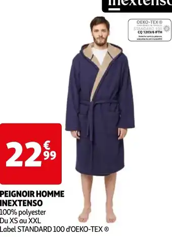 Promo PEIGNOIR HOMME INEXTENSO chez Auchan