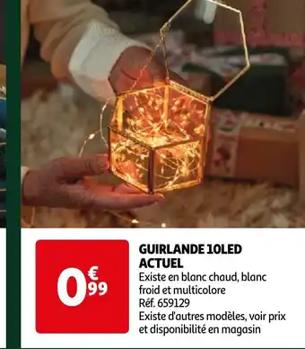 Auchan GUIRLANDE 10LED offre