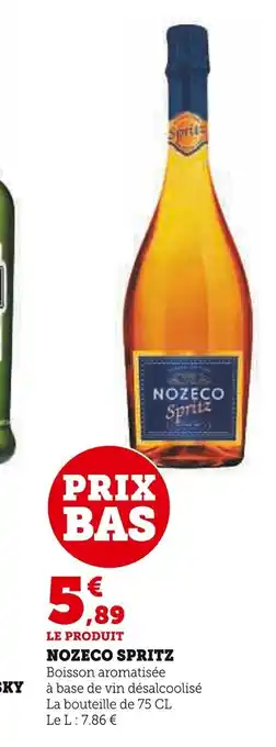 Super U NOZECO Spritz offre